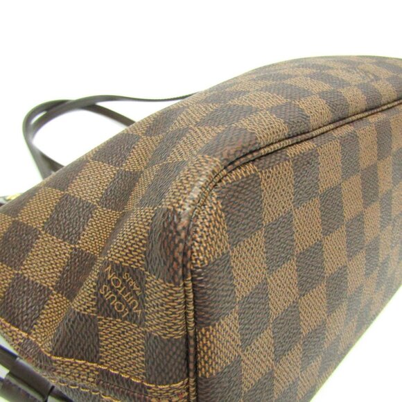 LOUIS VUITTON Brown Damier Neverfull PM Tote Bag - Picture 4 of 13